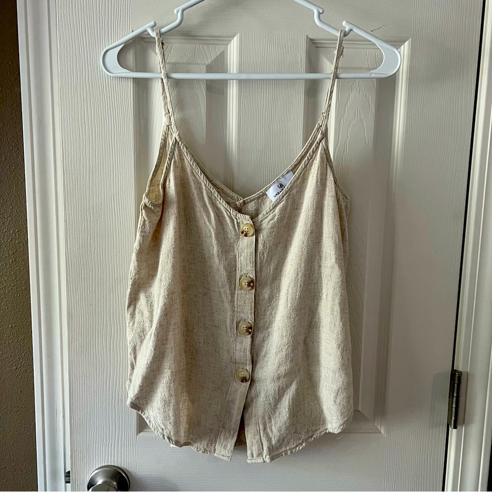 Linen Tank Top